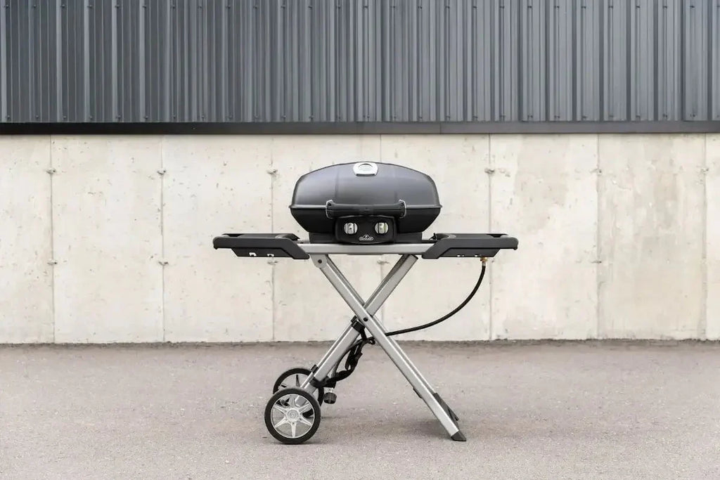 Napoleon Grills Travel PRO285X Portable Gas BBQ Grill on Scissor Cart