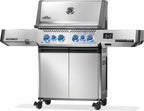 Napoleon Prestige 500 Connected Gas BBQ Grill with Infrared Side & Rear Burner, Stainless Steel