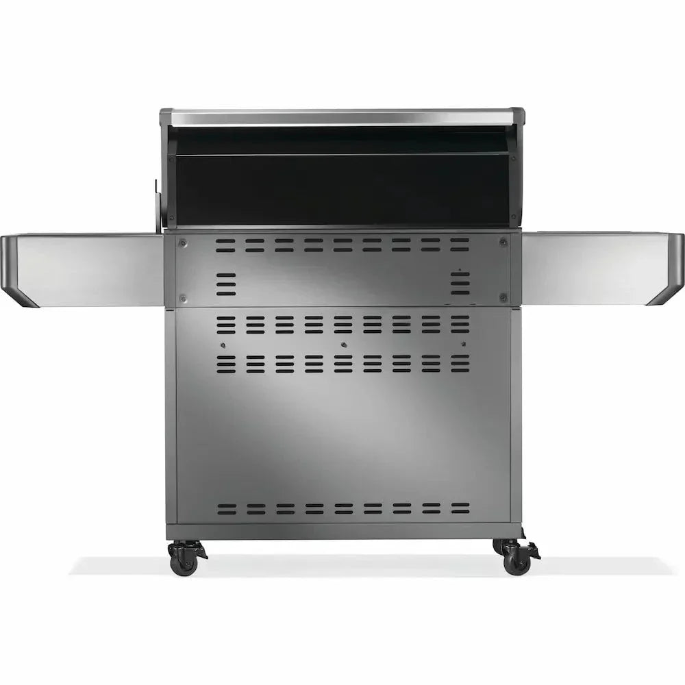 Napoleon Prestige 665 Gas BBQ Grill with Infrared Side and Rear Burner, Stainless Steel
