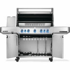 Napoleon Prestige 665 Gas BBQ Grill with Infrared Side and Rear Burner, Stainless Steel