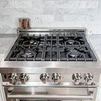 ZLINE Kitchen and Bath 30-Inch Professional Dual Fuel Range with Gas Cooktop and Electric Oven in Stainless Steel (RA30)