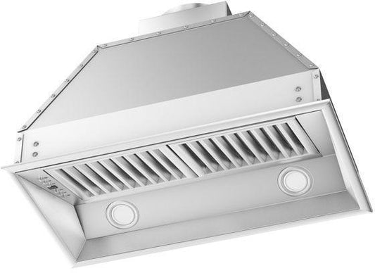 ZLINE 34 in. Range Hood Insert Stainless Steel Remote Blower Ducted 700 CFM (698-RD-34)