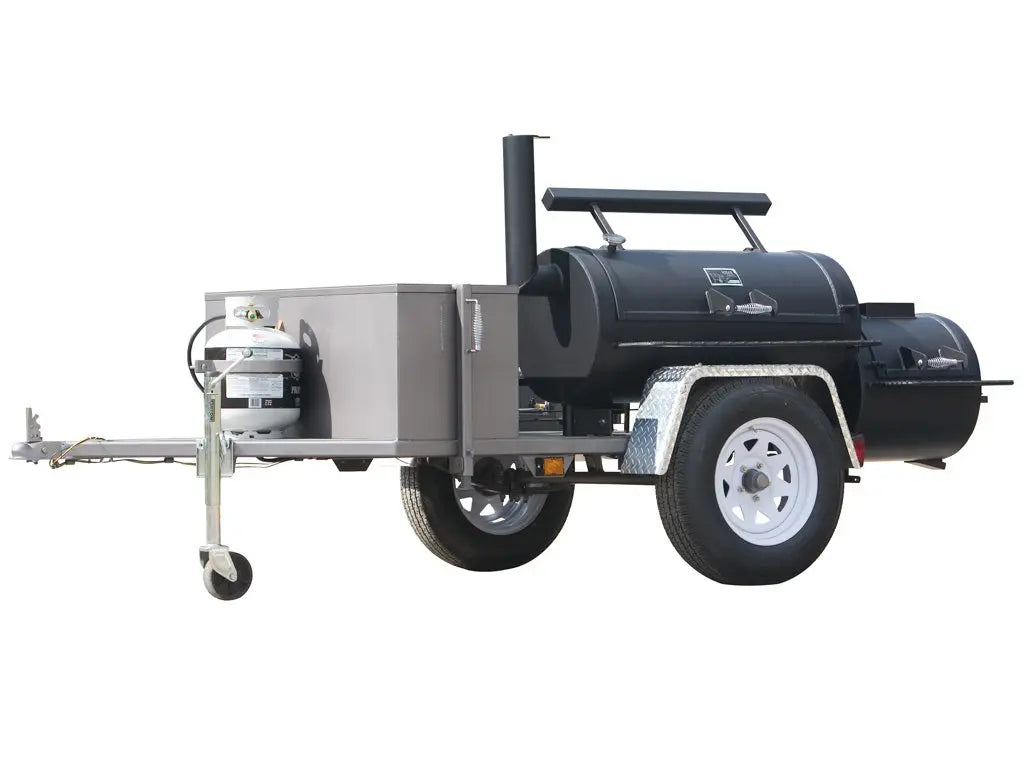 Yoder Smokers 20" Santa Fe Trailer Mounted Offset Smoker