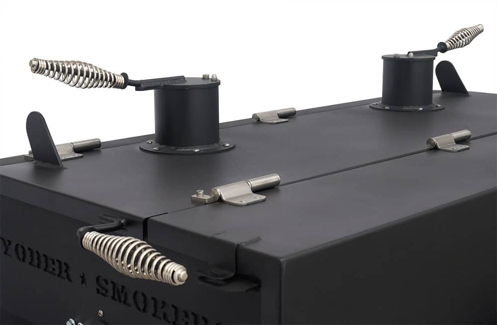 Yoder Smokers 24x36 Flat Top Adjustable Charcoal Grill on Competition Cart
