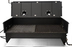 Yoder Smokers 24x48 Flat Top Adjustable Charcoal Grill on Competition Cart