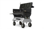 Yoder Smokers 24x48 Flat Top Adjustable Charcoal Grill on Competition Cart