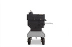 Yoder Smokers 24x48 Flat Top Adjustable Charcoal Grill on Competition Cart