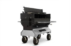 Yoder Smokers 24x48 Flat Top Adjustable Charcoal Grill on Competition Cart