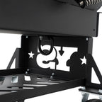 Yoder Smokers Flat Top Adjustable Charcoal Grill, Standard Cart