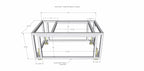 Yoder Smokers Built-In YS480s Pellet Grill Island with Double Access Doors