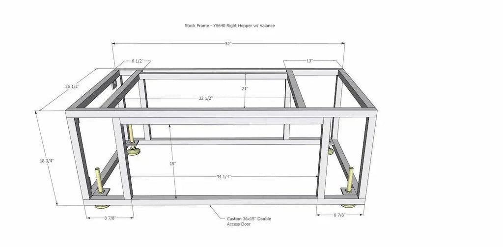 Yoder Smokers Built-In YS640s Pellet Grill Island