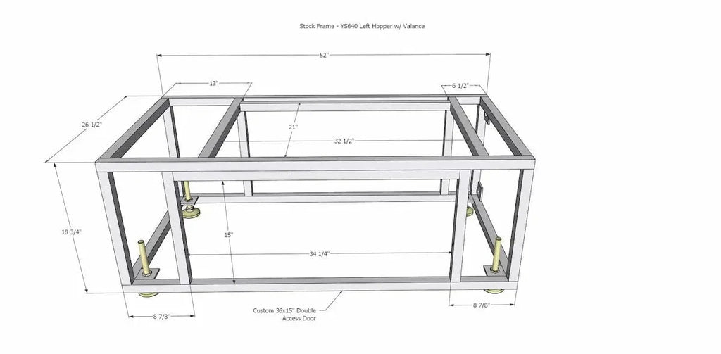 Yoder Smokers Built-In YS640s Pellet Grill Island