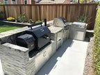Yoder Smokers Built-In YS640s Pellet Grill Island