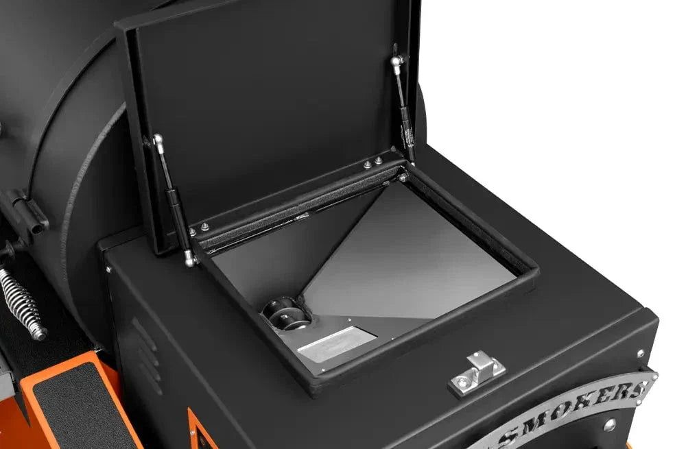 Yoder Smokers Cimarron S Pellet Smoker on a Competition Cart