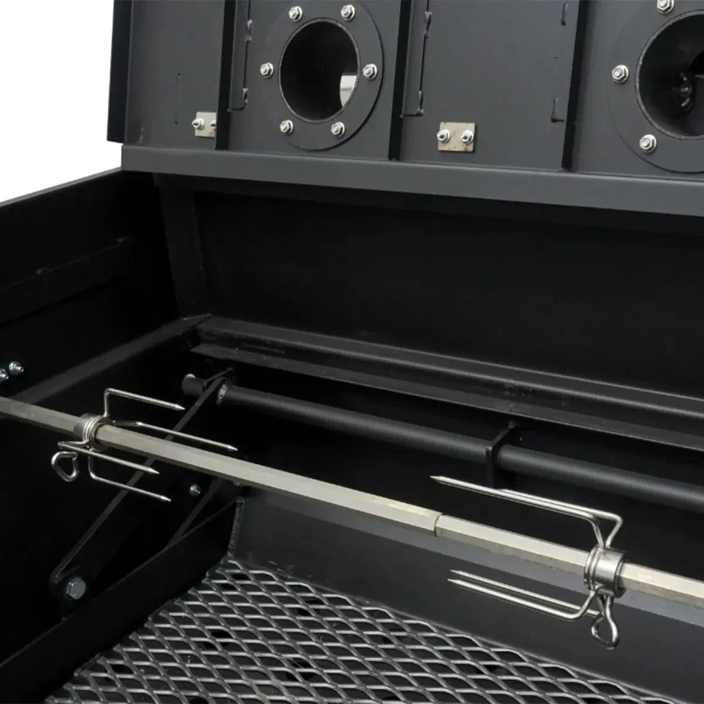 Yoder Smokers Flat Top Charcoal Grill Rotisserie Kit