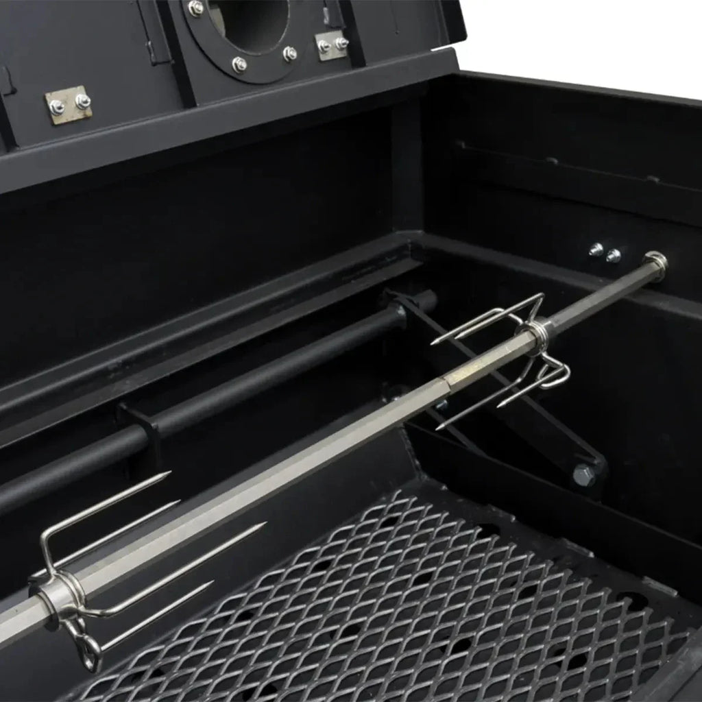 Yoder Smokers Flat Top Charcoal Grill Rotisserie Kit