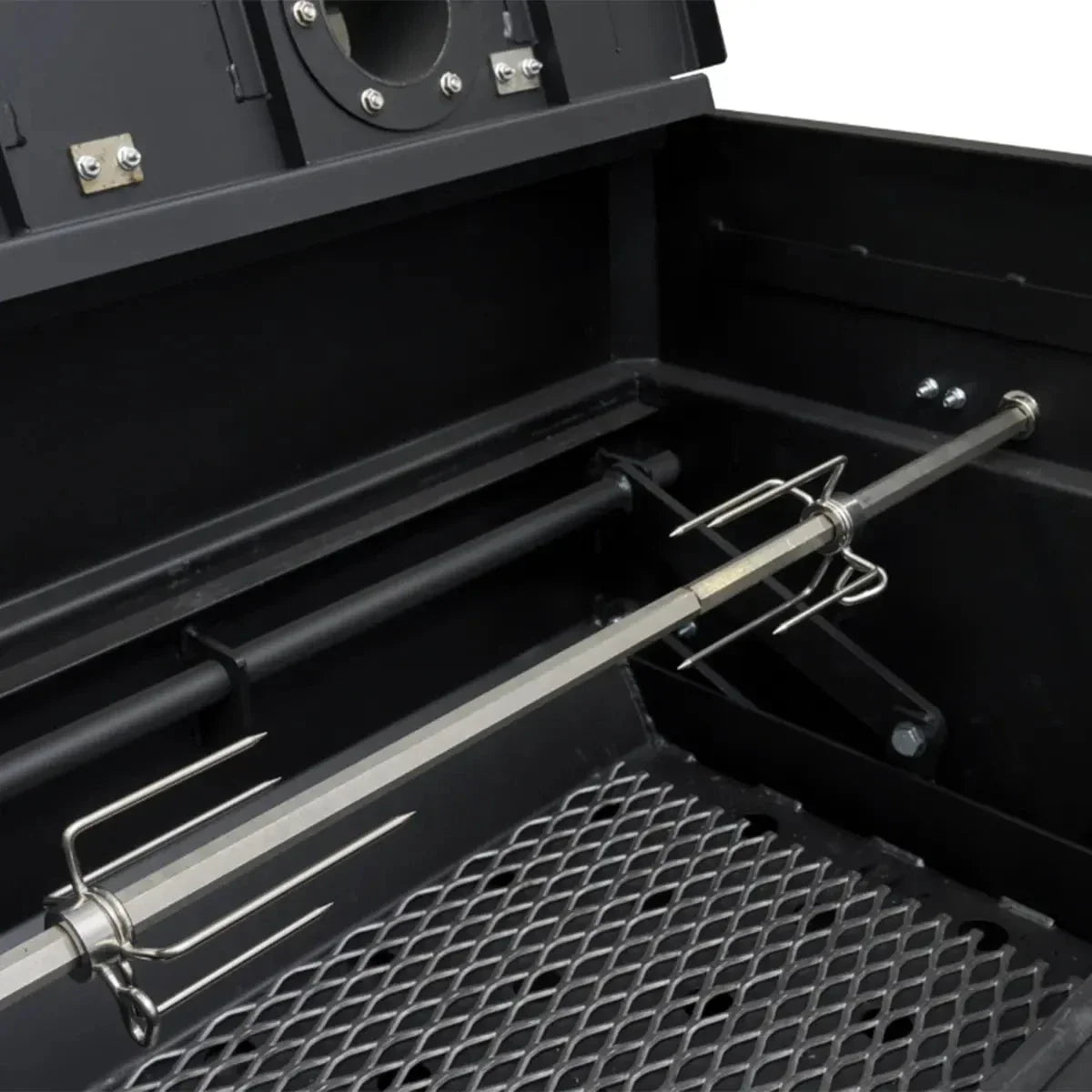 Yoder Smokers Flat Top Charcoal Grill Rotisserie Kit