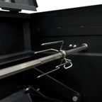 Yoder Smokers Flat Top Charcoal Grill Rotisserie Kit