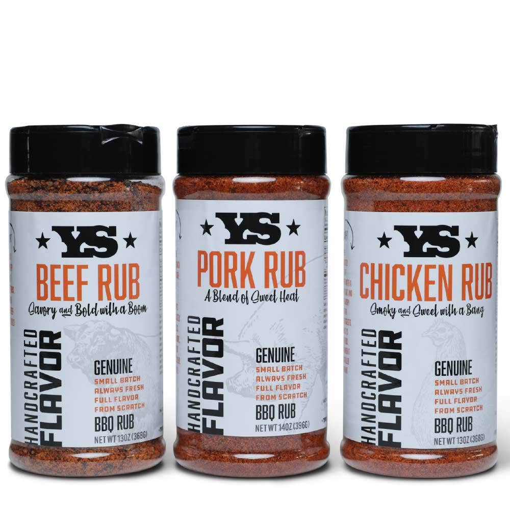 Yoder Smokers BBQ Rubs 3-Pack