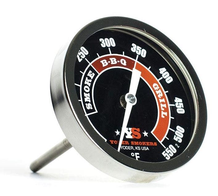 Yoder Smokers Tel-Tru Door Thermometer, Threaded