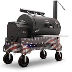 Yoder Smokers YS1500 Competition Cart Magnetic Wrap - American Flag