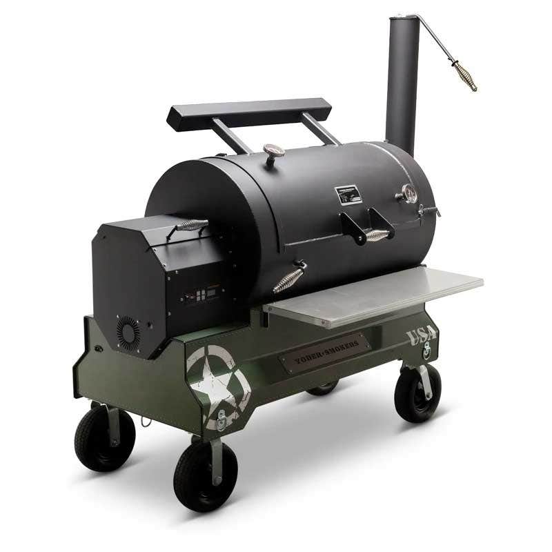 Yoder Smokers YS1500 Competition Cart Magnetic Wrap - Military Green