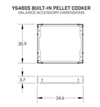 Yoder Smokers YS480S Built-In Valance Kit