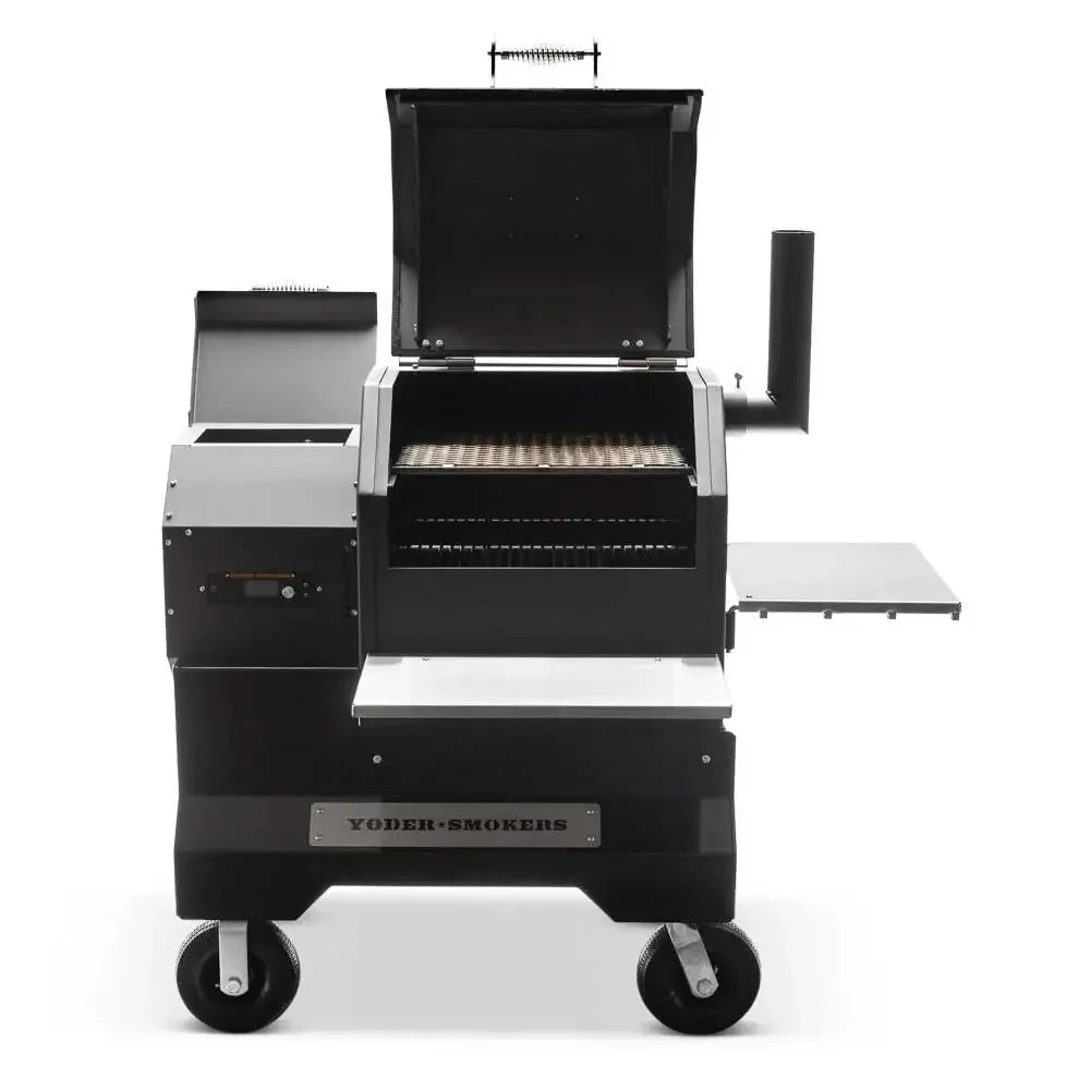 Yoder Smokers YS480s Pellet Grill on Competition Cart