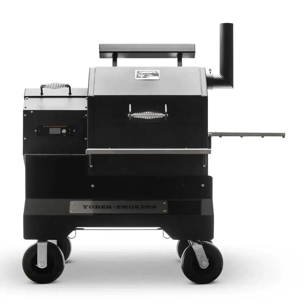 Yoder Smokers YS480s Pellet Grill on Competition Cart