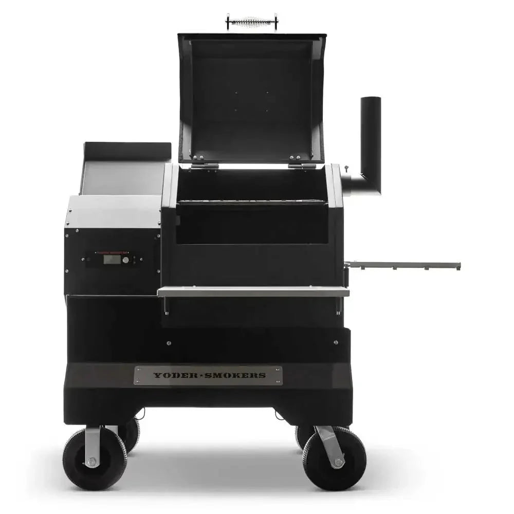 Yoder Smokers YS480s Pellet Grill on Competition Cart