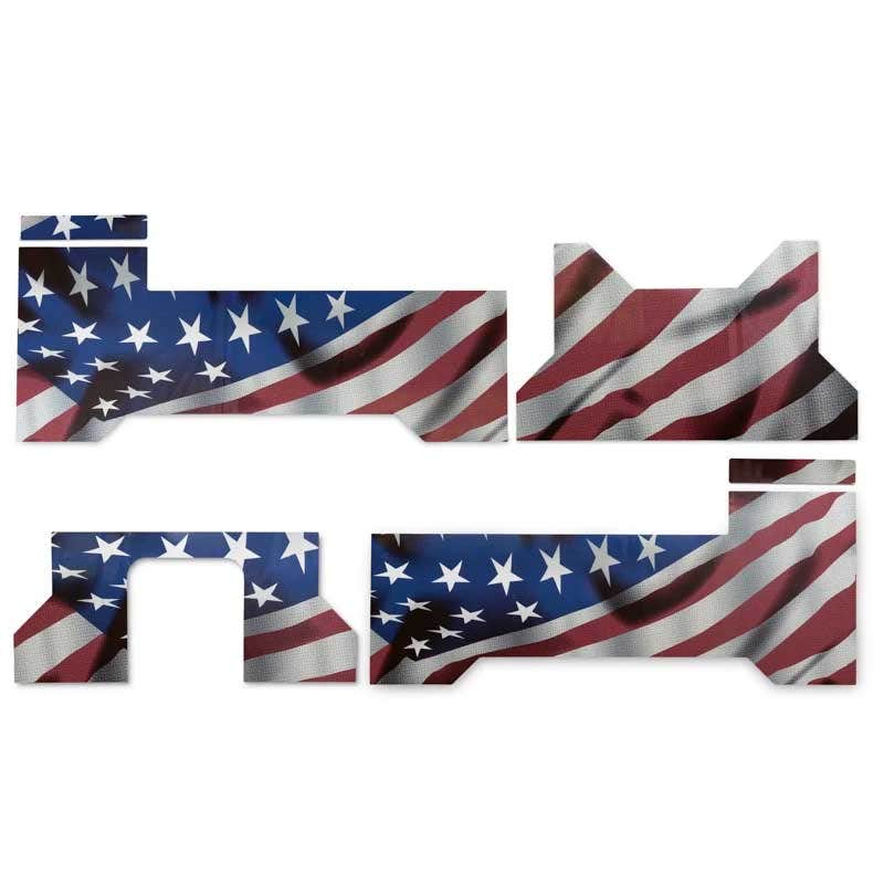 Yoder Smokers YS640 Competition Cart Magnetic Wrap - American Flag