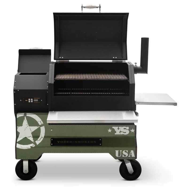 Yoder Smokers YS640 Competition Cart Magnetic Wrap - Military Green