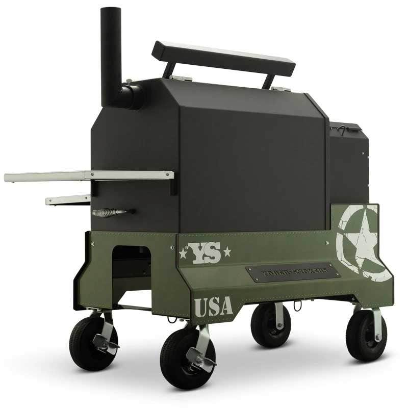 Yoder Smokers YS640 Competition Cart Magnetic Wrap - Military Green