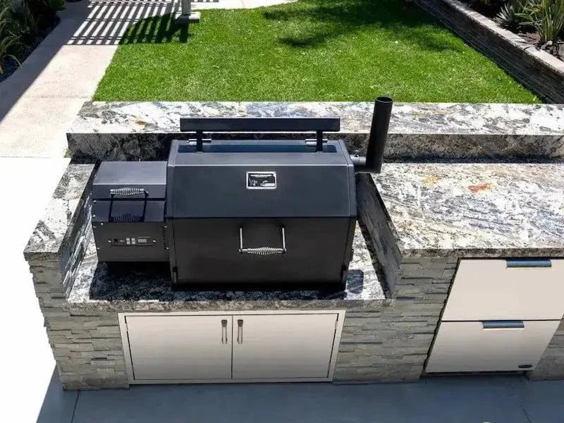 Yoder Smokers YS640s Built-In Pellet Grill with ACS and Valance
