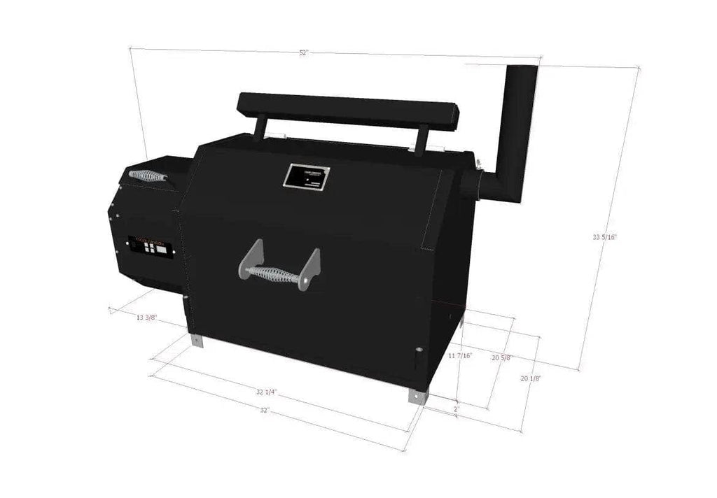 Yoder Smokers YS640s Built-In Pellet Grill with ACS and Valance