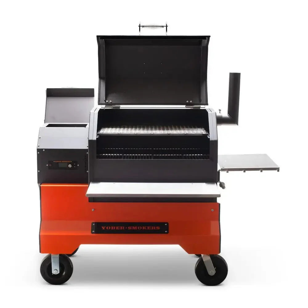 Yoder Smokers YS640s Pellet Grill on Competition Cart