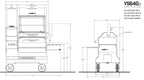 Yoder Smokers YS640s Pellet Grill on Competition Cart