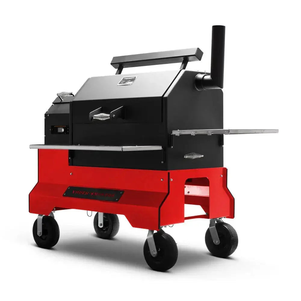 Yoder Smokers YS640s Pellet Grill on Competition Cart