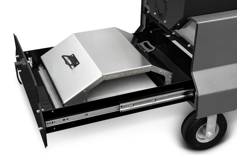 Yoder Smokers YS640s Pellet Grill on Competition Cart with Storage Drawer