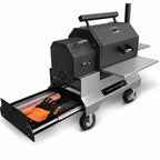 Yoder Smokers YS640s Pellet Grill on Competition Cart with Storage Drawer