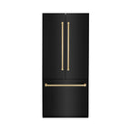 ZLINE 36-Inch Built-In Bottom Freezer Refrigerator 19.6 cu. ft. Dual Cooling, Internal Water & Ice Dispenser, MODEL RBIVZ-BS-36-CB