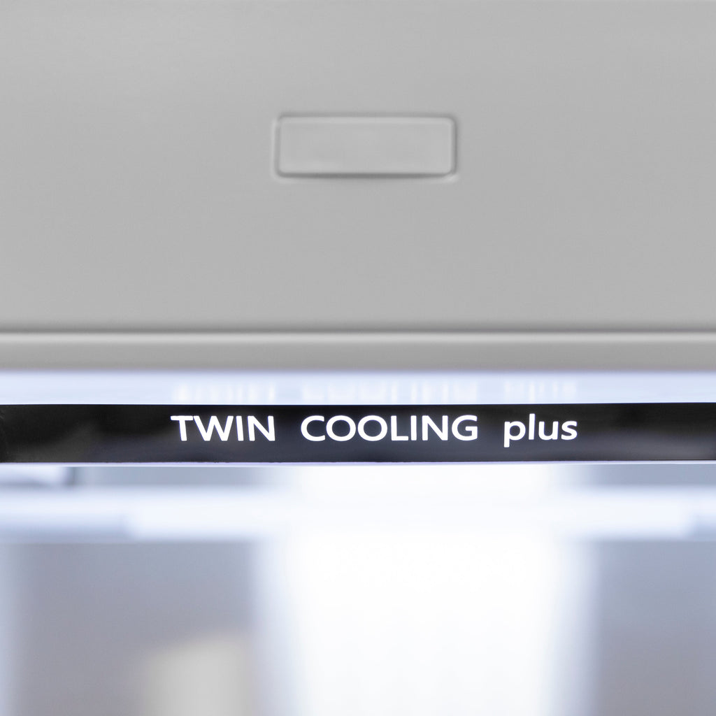 ZLINE 60" Built-In Refrigerator Internal Water & Ice Dispenser Stainless Steel Gold Accents (RBIVZ-304-60-G)