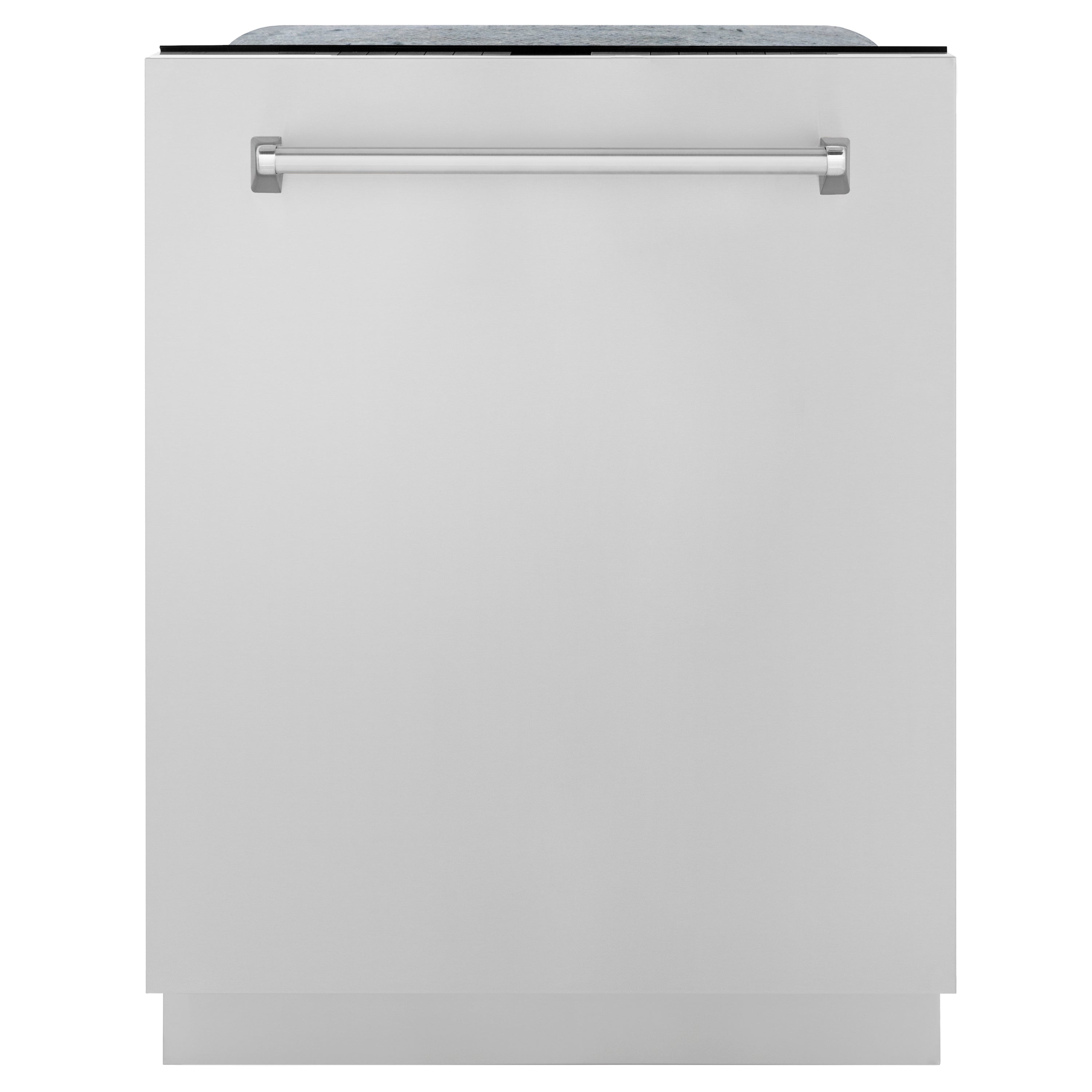ZLINE Appliance Package - 48" Dual Fuel Range, Range Hood, Microwave Drawer, Top Touch Control Dishwasher, Refrigerator, 5KPR-RARH48-MWDWM