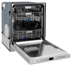 ZLINE 24" Monument Series 3rd Rack Top Touch Control Dishwasher with Satin Stainless Steel Panel and Stainless Steel Tub, 45dBa, DWMT-SN-24