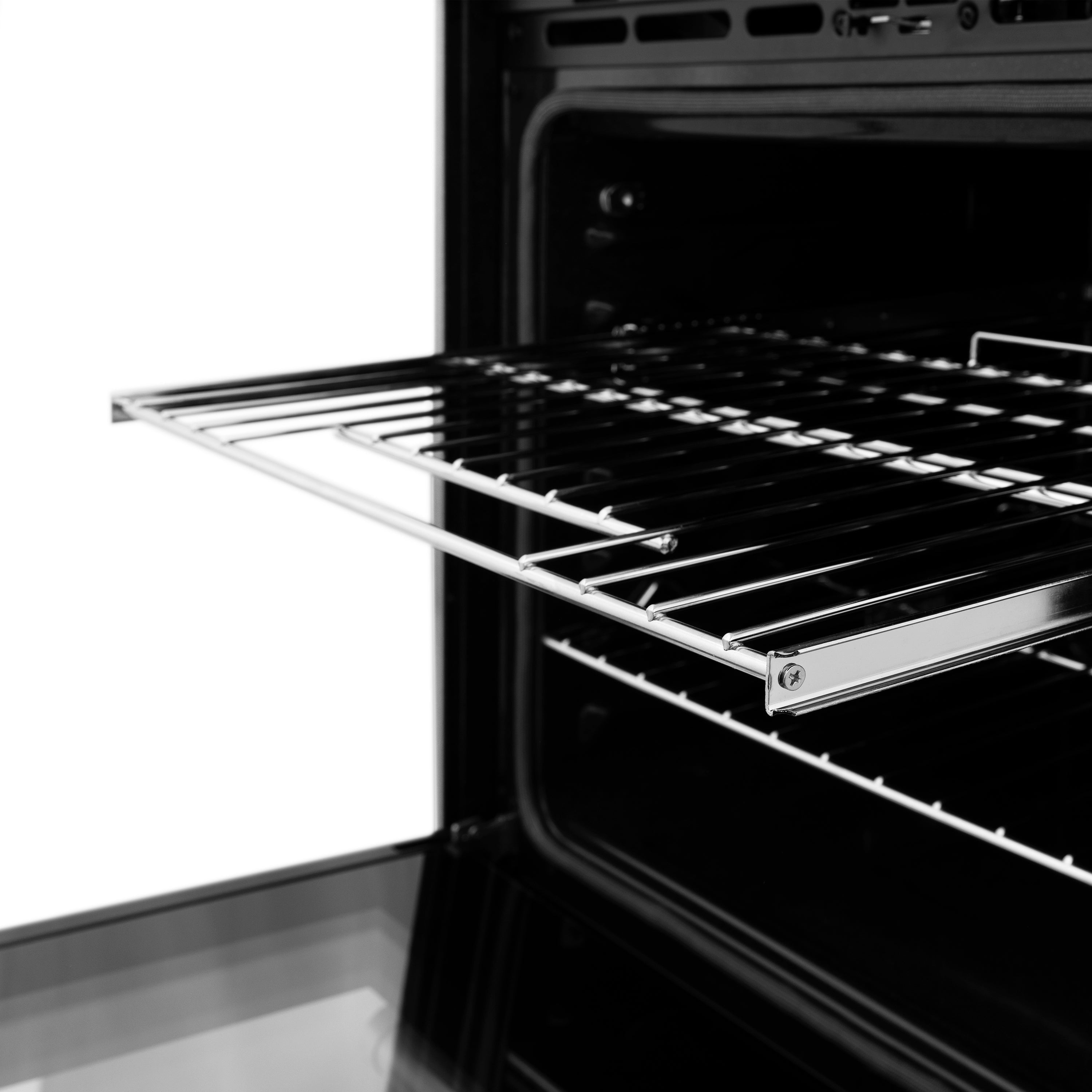 ZLINE 30" Autograph Professional True Convection Double Wall Oven with Air Fry and Self Clean in Satin Stainless Steel with White Matte Doors and Matte Black Handles, WADSZ-WM-30-MB
