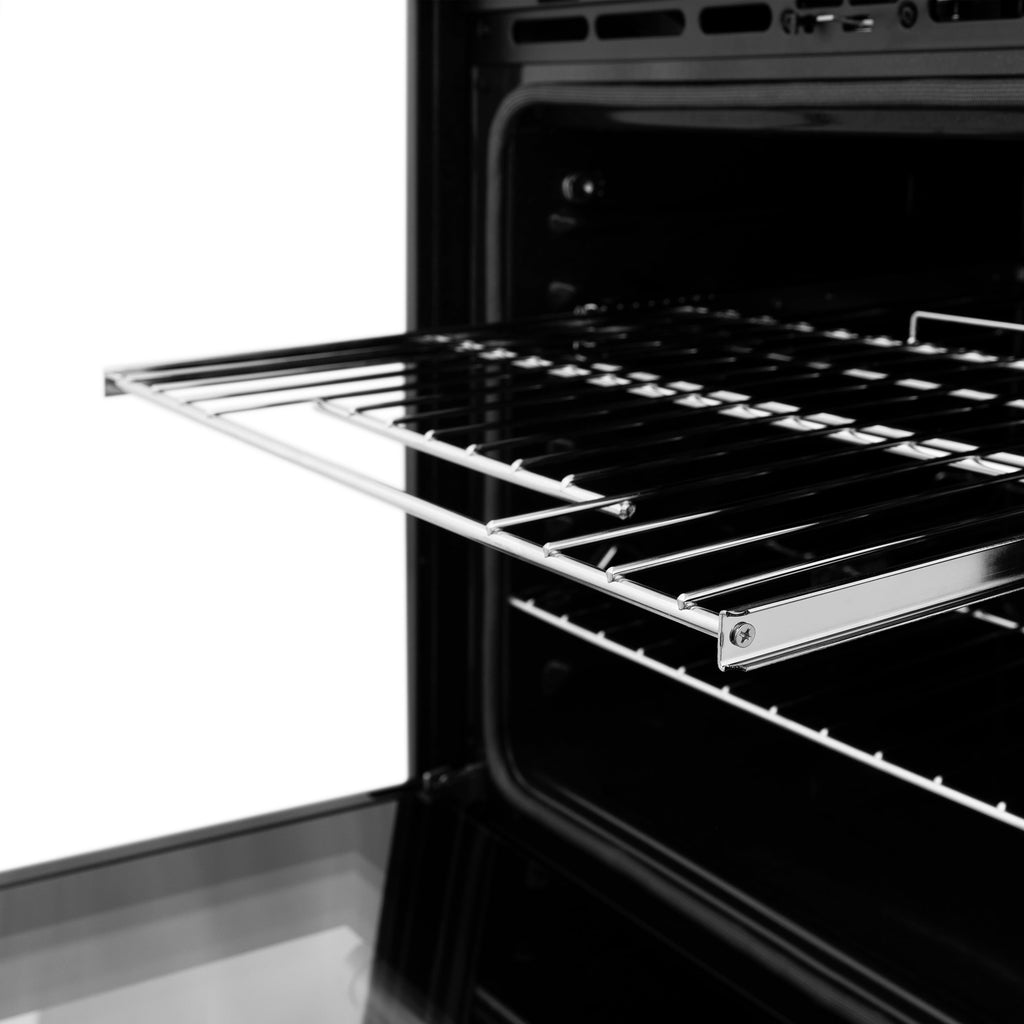 ZLINE 30" Autograph Professional True Convection Single Wall Oven with Air Fry and Self Clean in Satin Stainless Steel with White Matte Door and Polished Gold Handle, WASSZ-WM-30-G