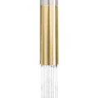 ZLINE Autograph Gemini Pull Down Single Handle Kitchen Faucet in Brushed Nickel and Champagne Bronze, GEM-KF-ZBNCB