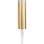 ZLINE Autograph Gemini Pull Down Single Handle Kitchen Faucet in Brushed Nickel and Champagne Bronze, GEM-KF-ZBNCB