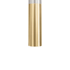 ZLINE Autograph Gemini Pull Down Single Handle Kitchen Faucet in Brushed Nickel and Champagne Bronze, GEM-KF-ZBNCB