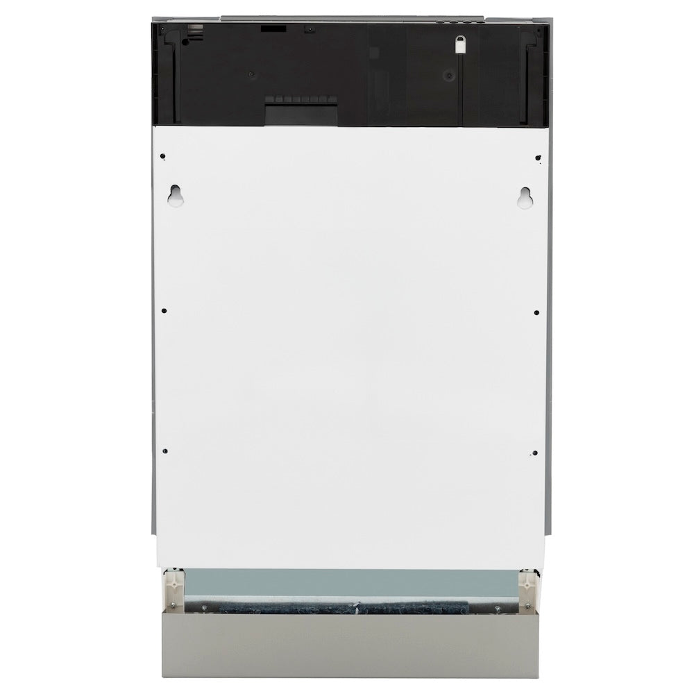 ZLINE Autograph 18" Tallac Series 3rd Rack Top Control Dishwasher In Custom Panel Ready With Champagne Bronze Handle, DWVZ-18-CB
